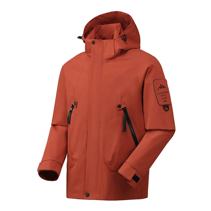 Sierra Sentinel Unisex Windbreaker – Waterproof, Windproof, and Adventure-Ready