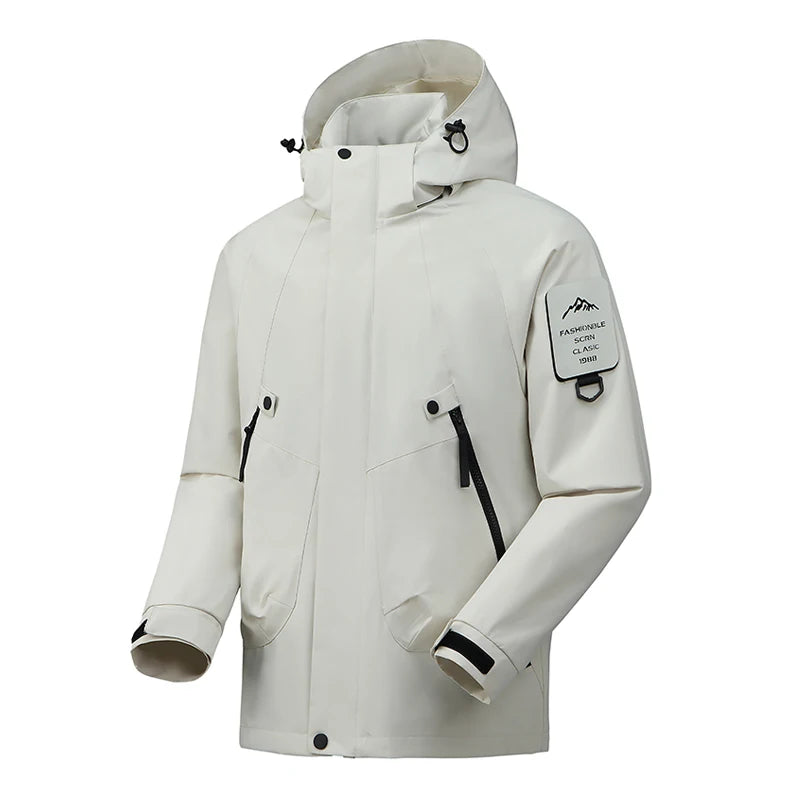 Sierra Sentinel Unisex Windbreaker – Waterproof, Windproof, and Adventure-Ready