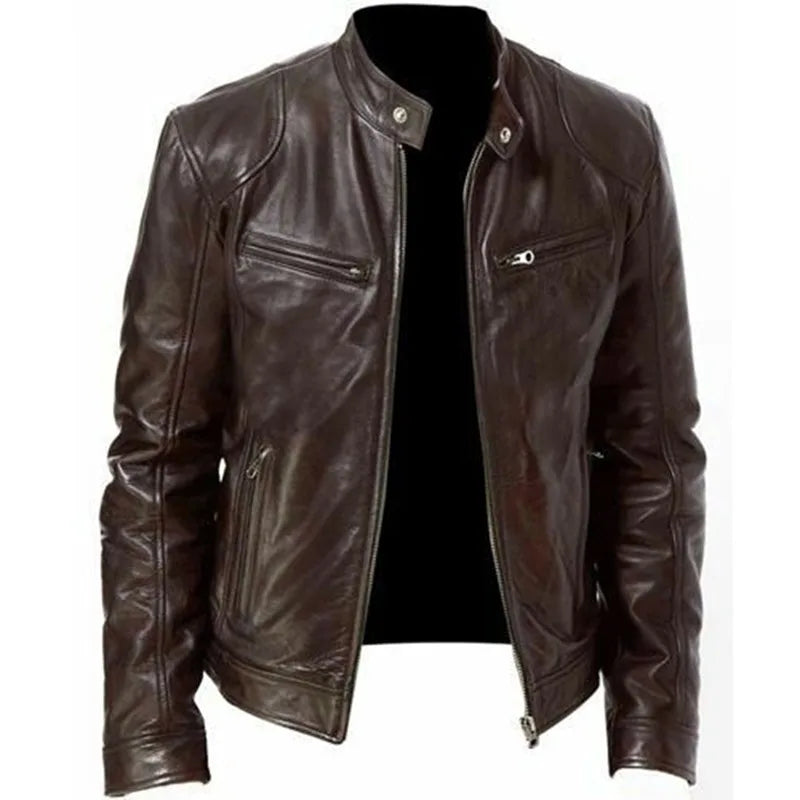 Blackstone Heritage – Top Layer Vintage Leather Moto Jacket