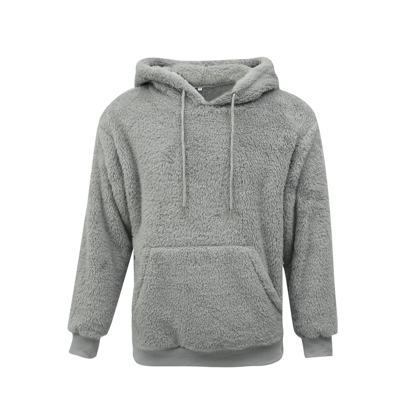 Highland Crest Plush Hoodie – Men’s Fleece Pullover for Cold Weather