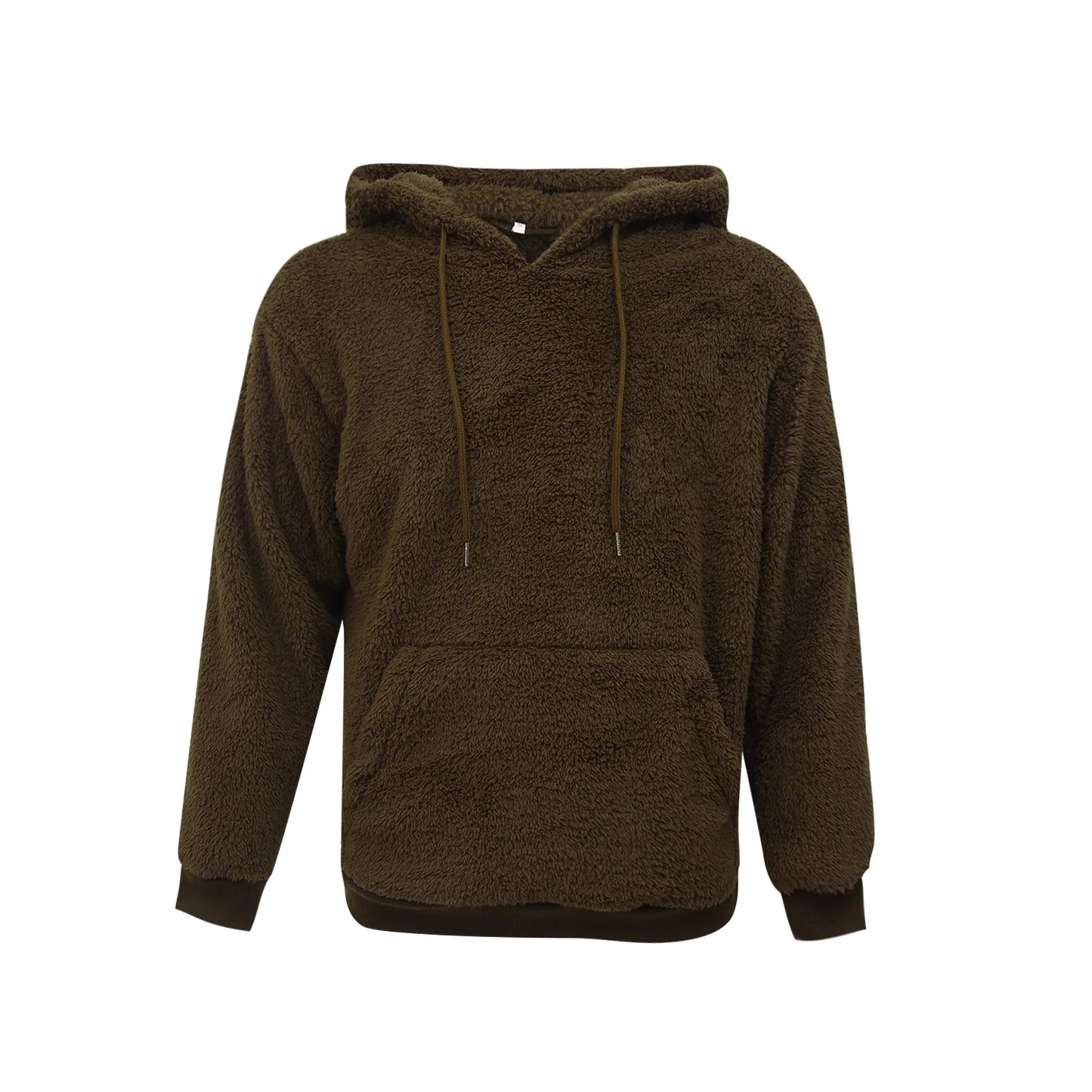 Highland Crest Plush Hoodie – Men’s Fleece Pullover for Cold Weather