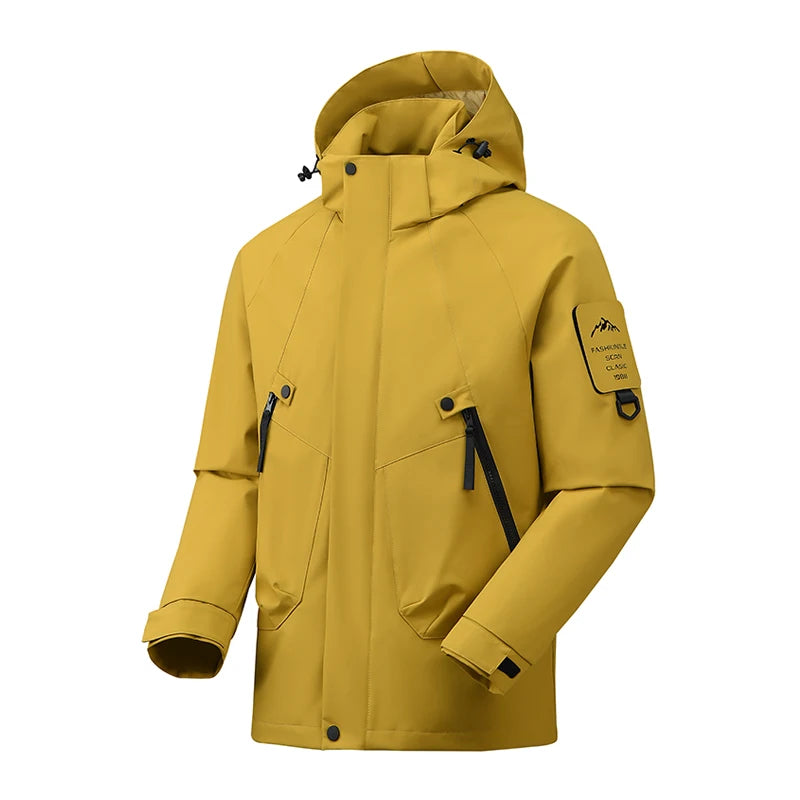 Sierra Sentinel Unisex Windbreaker – Waterproof, Windproof, and Adventure-Ready