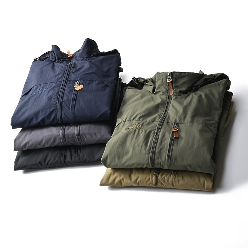 Alpine Guardian Tactical Windbreaker – Waterproof, Hooded, and Built for Adventure