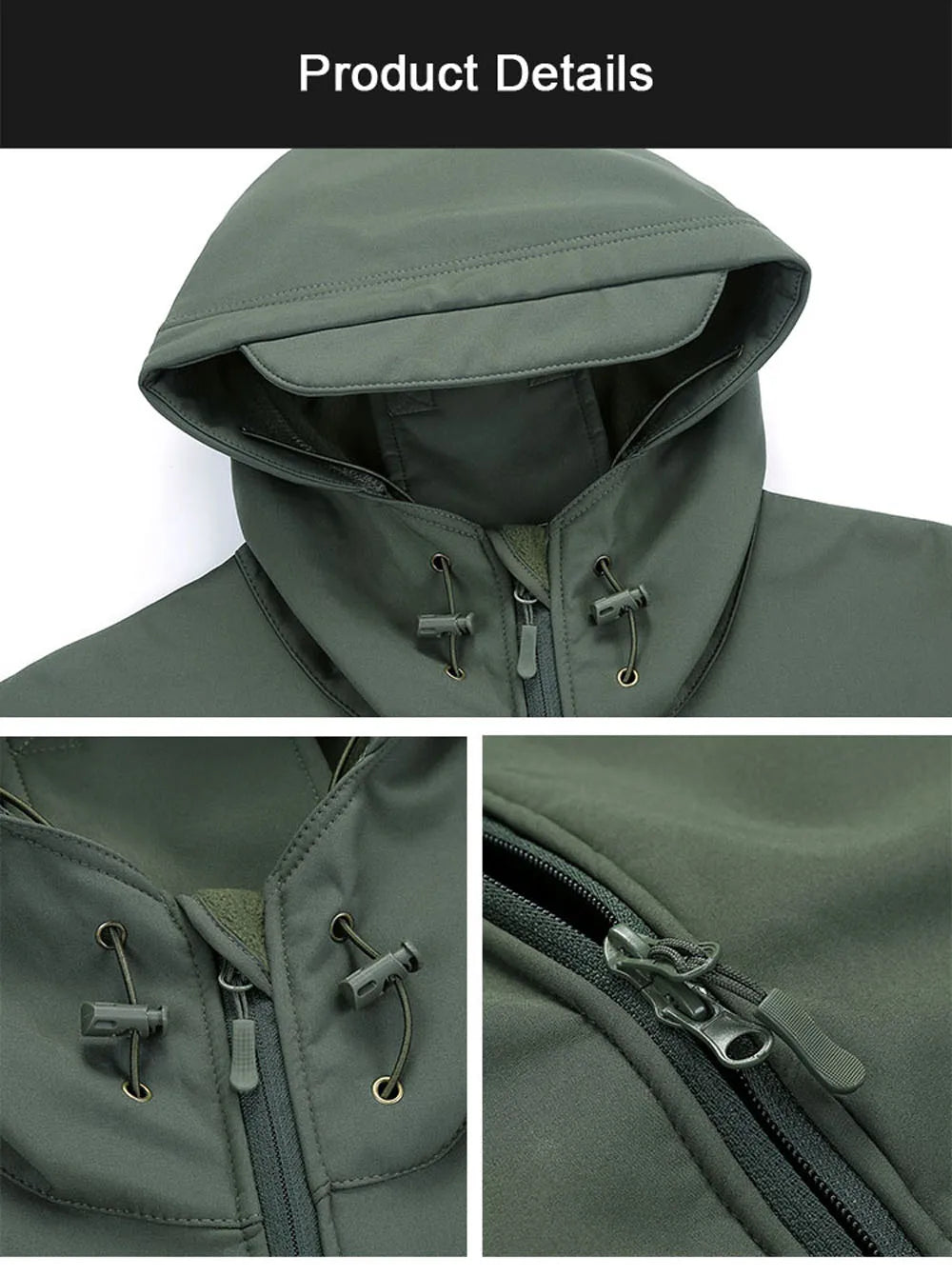 Shark Storm Tactical Soft Shell – Military-Grade Waterproof & Windproof Jacket